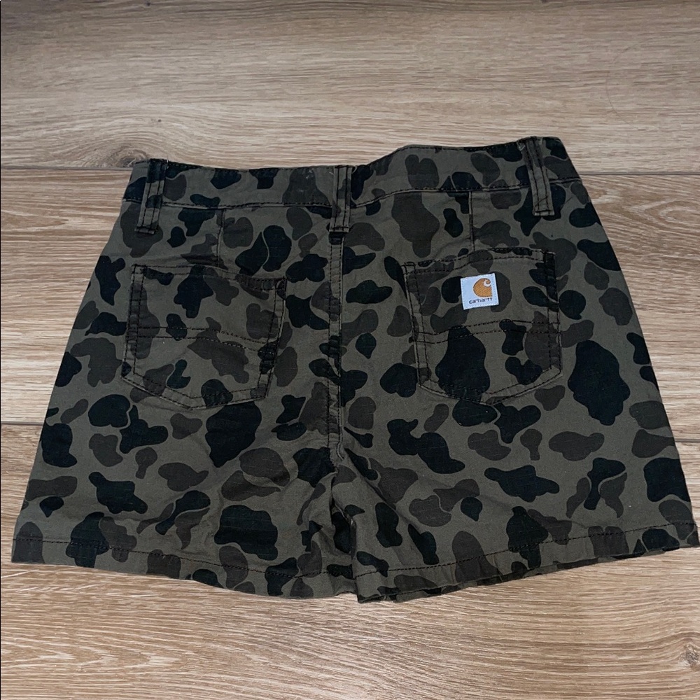 Girls Carhartt Camo Shorts